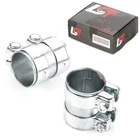 2X Pipe Connector Double Clamp Exhaust System 65 90 Mm For Mercedes Sl Gla Neu. Price: $45.82.