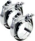 Roadformer 3.5 Inch V Band Clamp - 2 Sets Of Quick Release Exhaust New. Price: $62.48.