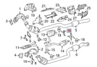 Mercedes-benz Rear Rh Exhaust Muffler Bracket 212-492-31-41 -for CLS550 & More New. Price: $24.95.