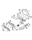 Genuine Mopar Exhaust Heat Shield Bracket 68148180AA New. Price: $30.29.
