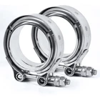 2PCS 2.5 Inch V Band Clamp Kit With Female Flange SS304 For Turbo Systems New. Price: $24.69.