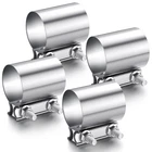 Morningro 4 Pcs 2.25 Exhaust Clamp Stainless Steel Inch, Silver New. Price: $44.49.