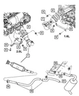 Genuine Mopar Exhaust Clamp 5278304AA New. Price: $65.87.