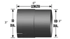 Dynaflex 3" I.d./o.d. Exhaust Coupler 5" Oal Aluminized Steel Made Usa New. Price: $35.55.