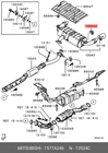 Genuine Oe Bracket Assembly Exhaust Pipe 1577A246 For Mitsubishi 1577-A246 Neu. Price: $22.60.