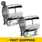 Decohongdi 2.5" Exhaust Clamps - Pack, 304 Stainless Steel New. Price: $37.99.