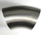 Stainless Bros 3" SS304 45 Degree Elbow - 1.5D / 4.5" Clr 16GA .065" No Leg New. Price: $48.04.