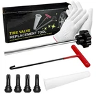 Nytkl 7 Pcs Change Tire Valve Tool Kit, Stem Core Quickly... New. Price: $21.04.