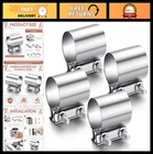 4 Pcs 2.25" Stainless Steel Exhaust Clamp Muffler Pipe Coupler Butt Joint Sleeve New. Price: $48.99.