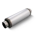 5" Exhaust Muffler Resonator 30" Long Stainless Steel Universal Straight Through New. Price: $98.99.