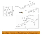 Gm Oem 08-09 Equinox Exhaust Components-muffler Pipe Hanger 25858166 New. Price: $34.61.