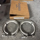 Teconnex 4" Hdep V Band Clamps Tcx T130130349AC2 New Old Stock. Price: $45.00.