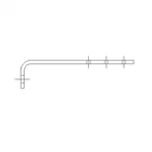 416860001 Exhaust Muffler Bracket Steel, Black, 6.35 Mm Thk For Freightliner New. Price: $47.02.