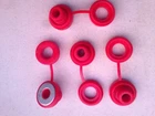 4X Hi Temp Red Snapper Exhaust Grommet With Washer Anti-vibration Insulators New. Price: $13.99.