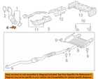 Gm Oem 16-17 Ats Exhaust System Components-converter Pipe Brace 12658978 New. Price: $34.50.