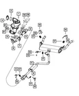 Genuine Mopar Catalytic Converter Bracket 68240183AA New. Price: $23.59.