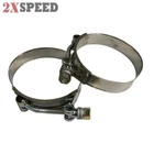 Twin Stainless Steel T-bolt Clamp For 3" Id Silicone Fit Civic Bmw Ty Emusa New. Price: $7.99.