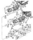 Genuine Mopar Exhaust Clamp 55398215AA New. Price: $53.39.