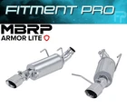 Mbrp S7227AL 3" Dual Muffler Axle-back Exhaust 2011-14 Ford Mustang 3.7L V6 New. Price: $404.99.