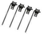 Haoxaoon 4 Universal Exhaust Hanger Rod Weld Heavy Pack, Silver New. Price: $34.99.