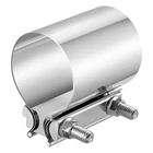Evil Energy 2.75 Exhaust CLAMP,2 3/4" Butt Joint Band Inch, Silver New. Price: $26.11.
