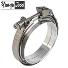 6'' Quick Release V-band Clamp + SS304 Stainless Male/female Flange For Downpipe New. Price: $41.99.