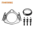 FX4050SKG 1/2" Triangle Exhaust Split Flange Kit For 1/4" Od Flared Y Pipe New. Price: $48.53.