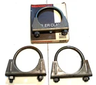 3 Vintage 1/4" Maremont Muffler Clamps X225 Made Usa New. Price: $29.99.
