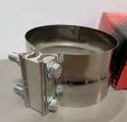 733-3225 Safety Seal 5" Stainless Steel 360 Pre-formed Exhaust Pipe Clamp New. Price: $18.95.