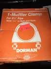 656-214 Dorman Muffler Clamp Full Circle Plated Inch Pipe MC214 Nos New. Price: $6.30.