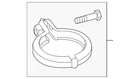 Genuine Bmw Turbocharger Clamp 11-65-8-518-404 New. Price: $36.23.