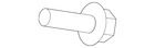Genuine Mitsubishi Front Pipe Bolt MR597271 New. Price: $14.90.