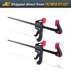 Powertec 2PK 24" Bar Clamps, Quick Release With 30" Spreader, Woodworking New. Price: $33.99.