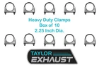 2.25" U-bolt Exhaust Clamp Heavy Duty Box Of 10 Saddle Style M214 35336 New. Price: $38.00.