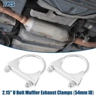 Car Round Bolt Muffler Exhaust Clamps Mild Steel 2.15" Id 54MM Pcs New. Price: $15.97.