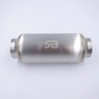 See Descr Stainless Bros 3" SS304 Lightweight Race Muffler 12" Oal Matte Finish New. Price: $104.99.
