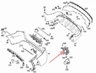 Mercedes-benz Glc X253 Exhaust Trim Rear Left A2538850140 Neu. Price: $80.58.