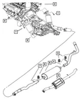 Genuine Mopar Exhaust Support Isolator 52013742AA New. Price: $20.30.