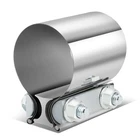2" Od S.steel Butt Joint Band Exhaust Clamp Sleeve Coupler For Pipes New. Price: $11.99.