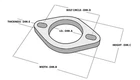 Vibrant 1473 3.00 2 Bolt 304 Stainless Steel Exhaust Flanges Box Of 5 New. Price: $143.95.