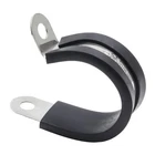 12PCS Stainless Steel Cable Clamps, Rubber Cushioned Insulated Pipe Hangers New. Price: $13.19.
