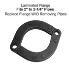 Nickson 00177 Exhaust Split Flange 2" To 2-1/4" Steel 2-BOLT Universal Repair New. Price: $20.26.