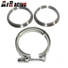 Emusa 3" Inch 76MM Turbo Exhaust Pipe Mild Steel V-band CLAMP&2PCS Flange New. Price: $17.99.