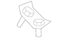 Genuine Bmw Muffler Bracket 41-11-3-404-990 New. Price: $80.53.