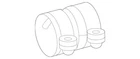 Genuine Mercedes-benz Pipe Clamp Exhaust Sys 000-995-23-04 New. Price: $126.18.