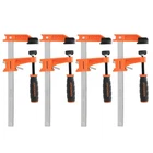 Jorgensen 6 Inch Bar Clamp Set, 4 Pack Steel F Light Duty, 300 Lbs Load... New. Price: $62.35.