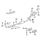 For Honda Cr-v 1997-2009 18231S10003 Exhaust Bolt New. Price: $76.90.