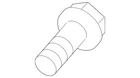 Genuine Toyota Exhaust Bolt 90105-A0237 New. Price: $17.15.