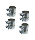 Set Of 4 Front/rear Muffler Clamps Hjs For Audi RS7 S6 New. Price: $120.00.