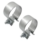 Phituoda 2.25 Exhaust Clamp, 1/4 Silver Inch, New. Price: $18.91.